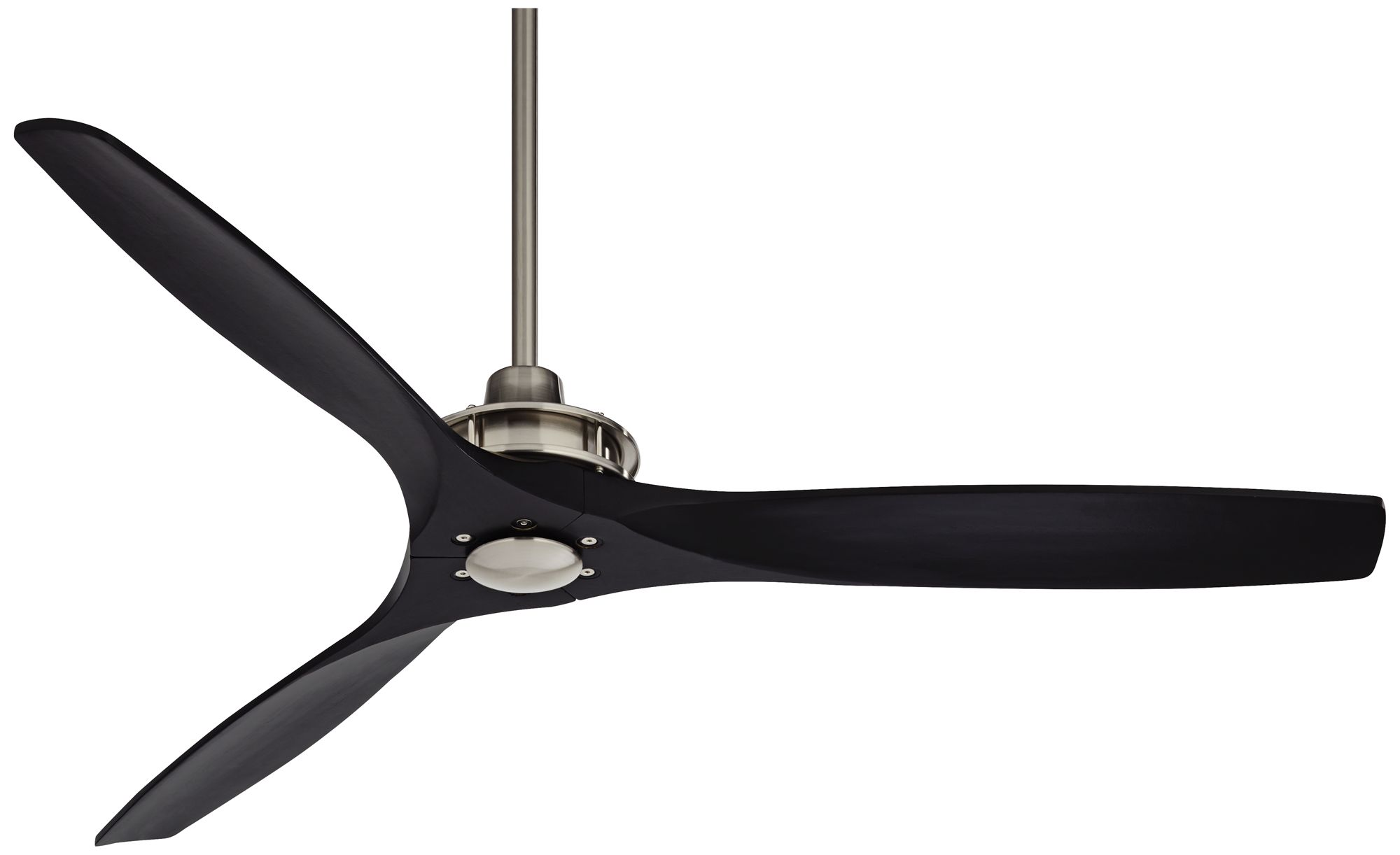 52" Casa Vieja Windspun DC Brushed Nickel Ceiling Fan with Remote