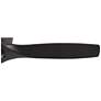 4_52" Casa Vieja Windspun Matte Black DC Hugger Ceiling Fan with Remote more views