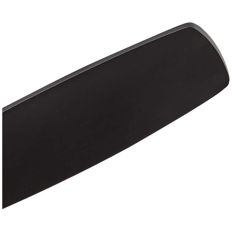 Image 5 52" Casa Vieja Windspun Matte Black LED Hugger Ceiling Fan with Remote more views