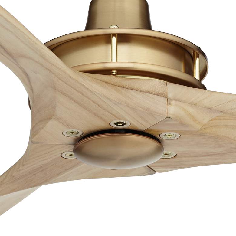 Image 3 52" Casa Vieja Windspun Soft Brass Ceiling Fan with Remote more views