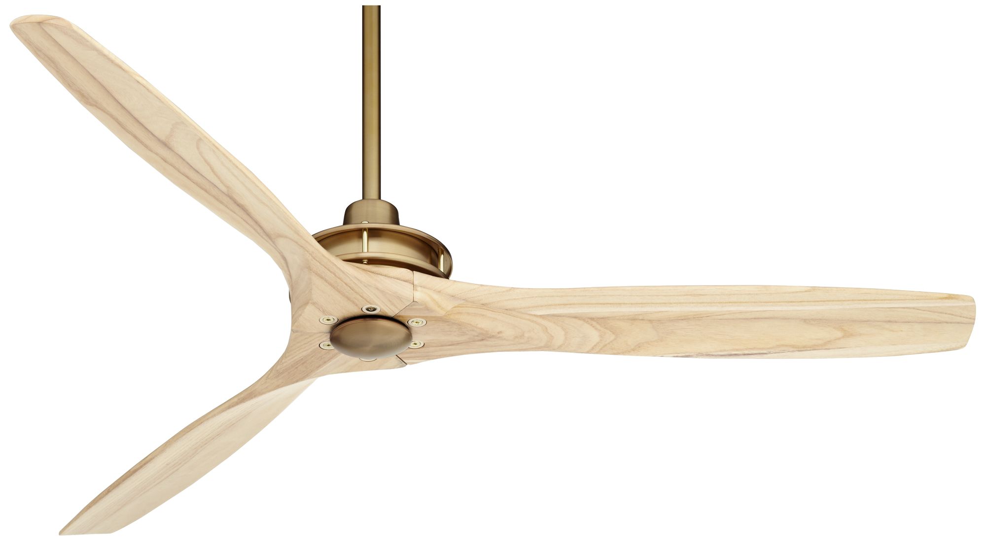 Watch A Video About the 52" Casa Vieja Windspun Soft Brass Ceiling Fan with Remote