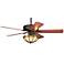52" Casa Vieja® Windstar II™ Rust Ceiling Fan