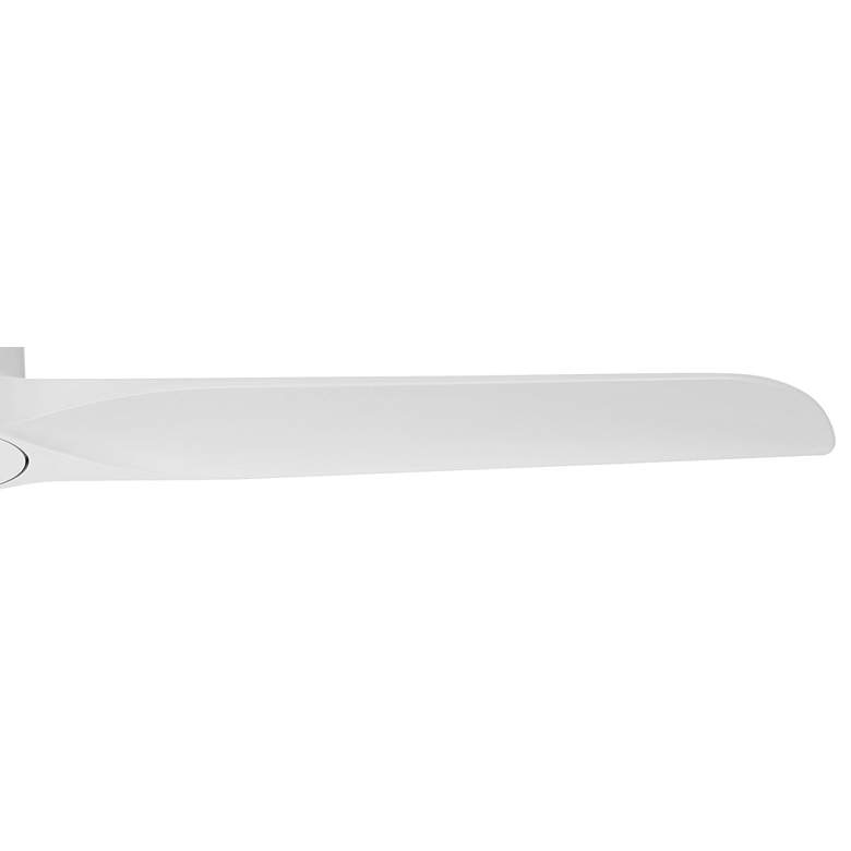 Image 4 52" Casa Vieja Zebec White Hugger Ceiling Fan with Remote Control more views