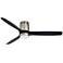 52" Casa Windspun Brushed Nickel DC Hugger LED Ceiling Fan with Remote