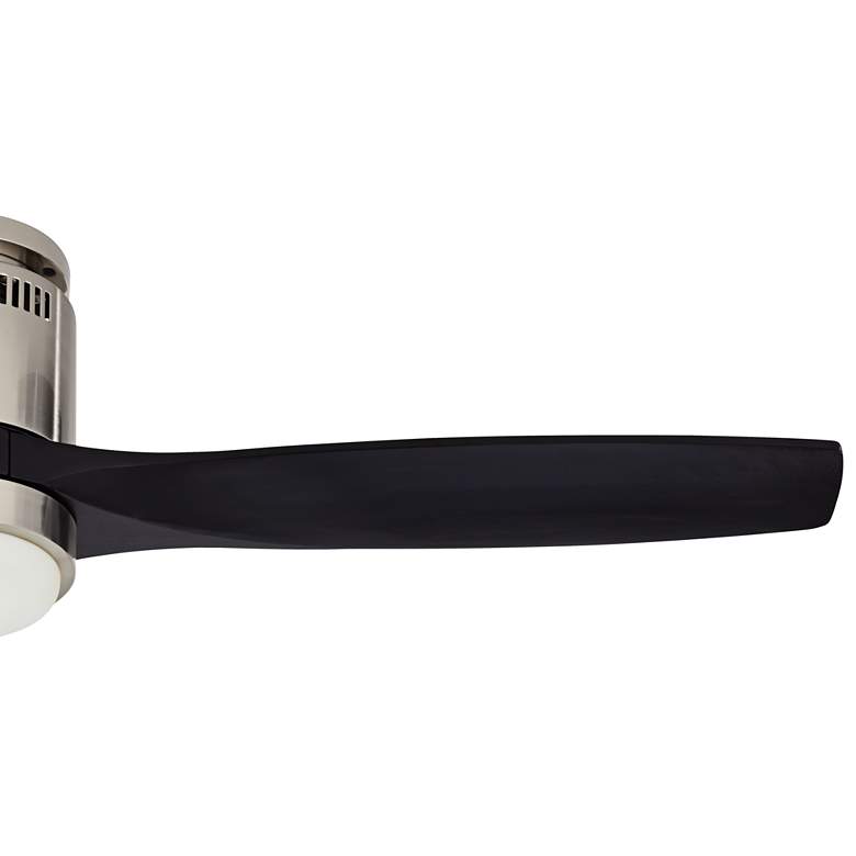 Image 4 52" Casa Windspun Brushed Nickel DC Hugger LED Ceiling Fan with Remote more views