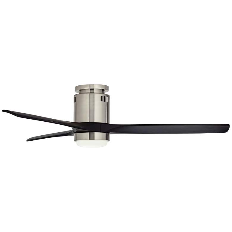 Image 7 52" Casa Windspun Brushed Nickel DC Hugger LED Ceiling Fan with Remote more views