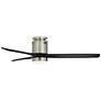7_52" Casa Windspun Brushed Nickel DC Hugger LED Ceiling Fan with Remote more views