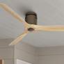 52" Casa Windspun DC Bronze Modern Hugger Ceiling Fan with Remote