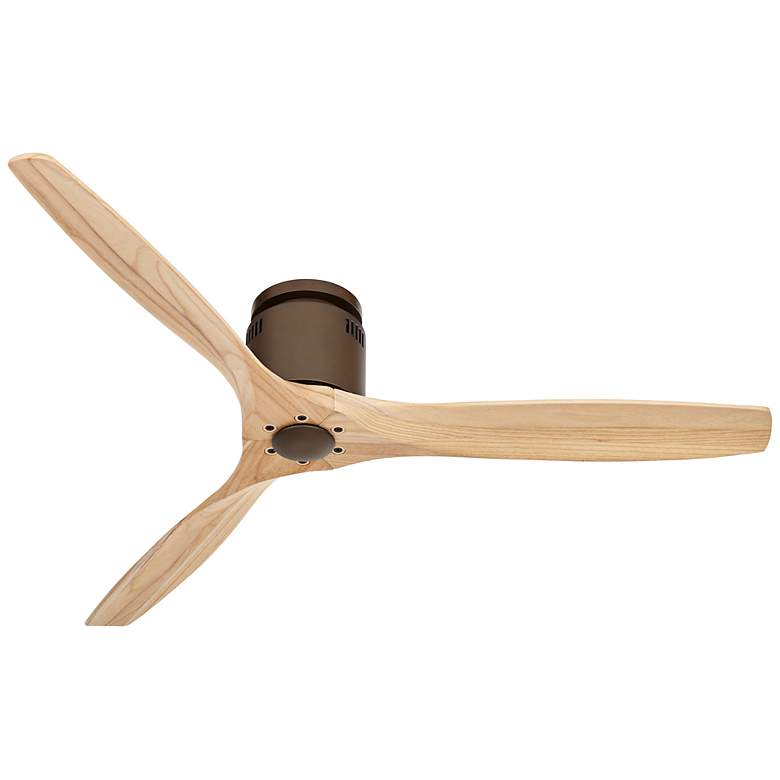 Image 7 52" Casa Windspun DC Bronze Modern Hugger Ceiling Fan with Remote more views