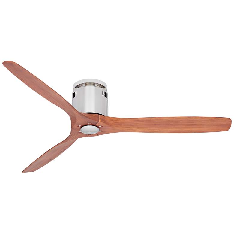 Image 2 52" Casa Windspun Walnut Nickel DC Hugger Ceiling Fan with Remote