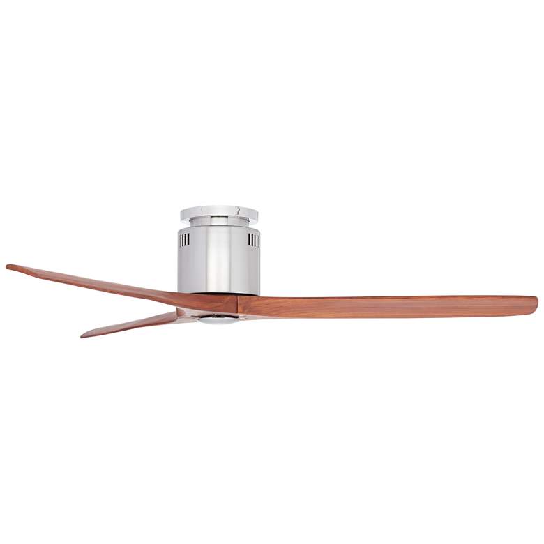 Image 7 52" Casa Windspun Walnut Nickel DC Hugger Ceiling Fan with Remote more views