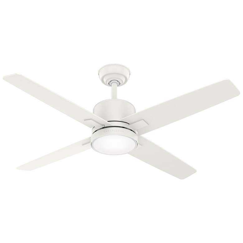 Image 1 52" Casablanca Axial Fresh White LED Indoor Fan with Wall Control