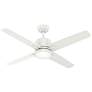 52" Casablanca Axial Fresh White LED Indoor Fan with Wall Control