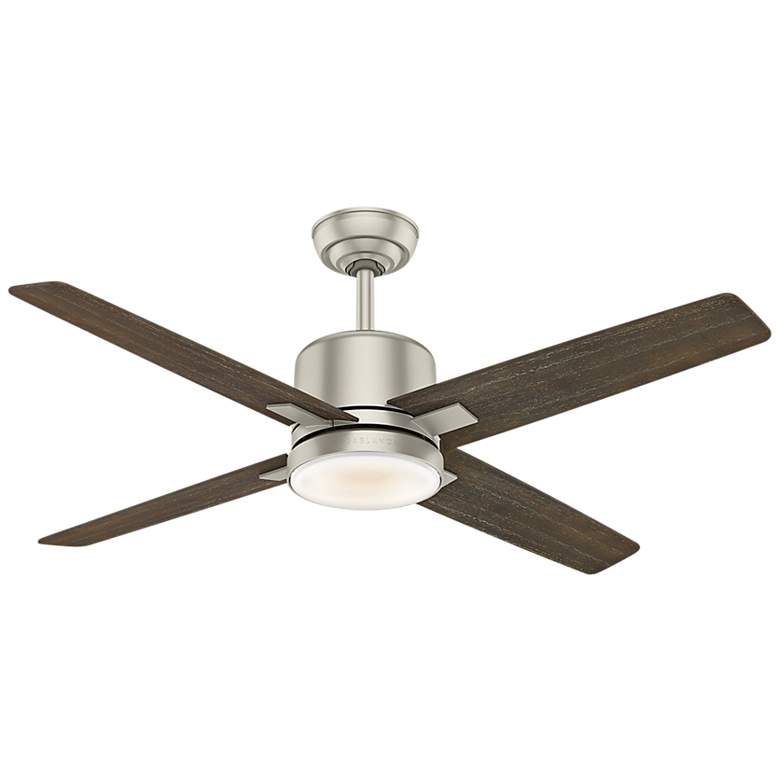 52&quot; Casablanca Axial Matte Nickel LED Ceiling Fan with Wall Control more views