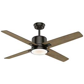 Image2 of 52" Casablanca Axial Noble Bronze LED Ceiling Fan with Wall Control