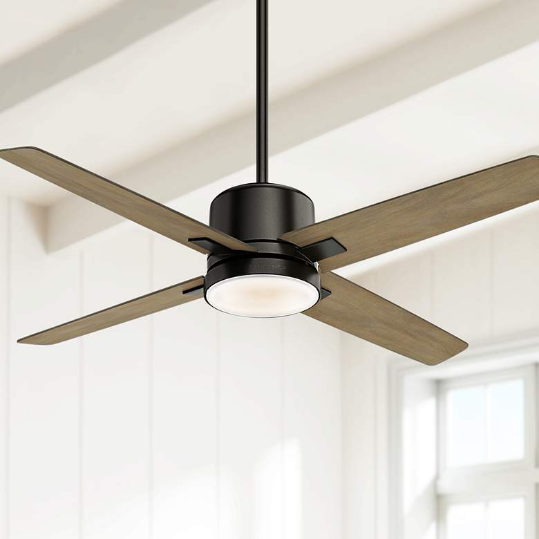 Image 1 52" Casablanca Axial Noble Bronze LED Ceiling Fan with Wall Control