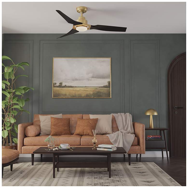 Image 5 52" Casablanca Eula ENERGY STAR Brass Damp Rated Ceiling Fan more views