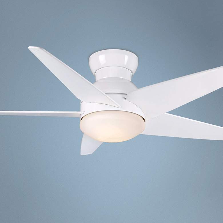 Image 1 52 inch Casablanca Isotope Snow White Ceiling Fan