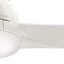 52" Casablanca Wisp Fresh White LED Ceiling Fan with Remote Control