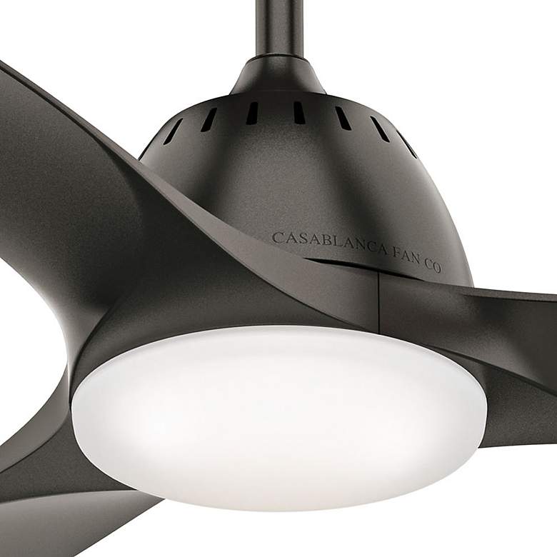 Image 5 52 inch Casablanca Wisp Noble Bronze LED Ceiling Fan with Remote Control more views