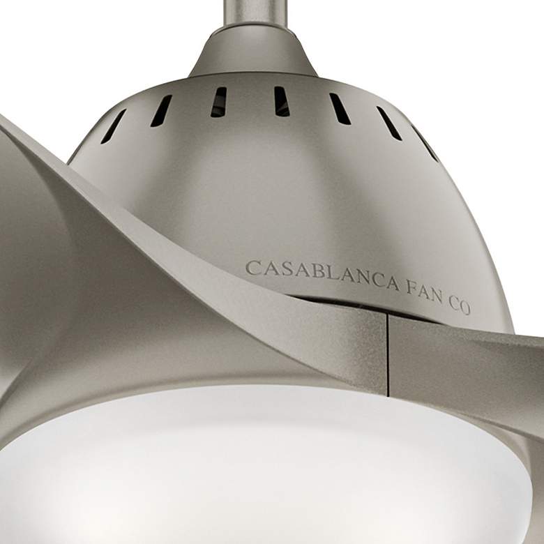 Image 5 52" Casablanca Wisp Pewter LED Ceiling Fan with Remote Control more views