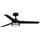 52" Cassini Matte Black LED Smart Ceiling Fan