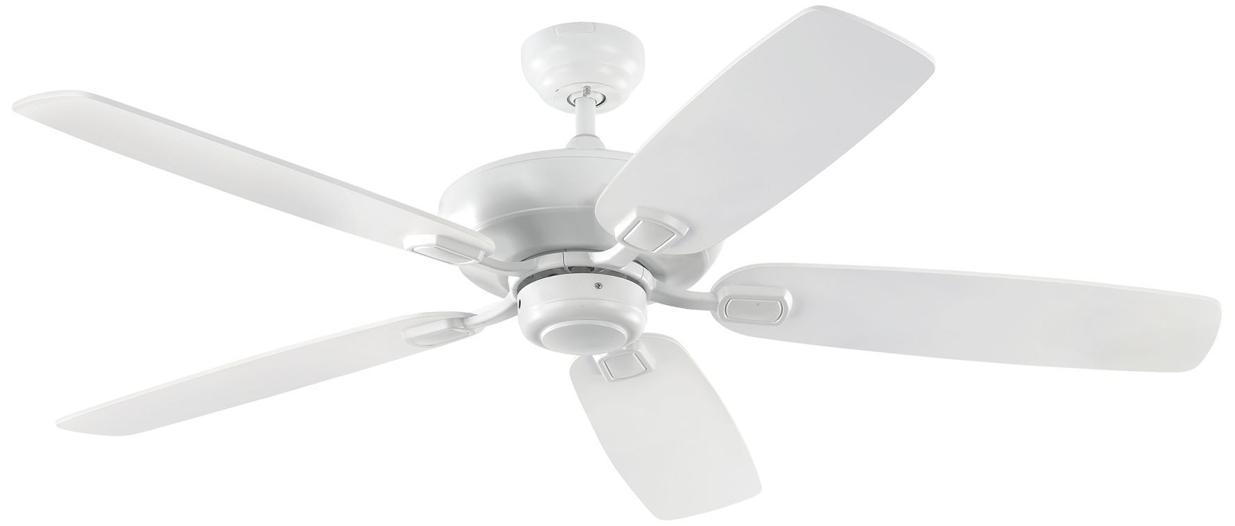 Thumbnail4 of 52" Colony Matte White Damp Rated Pull Chain Ceiling Fan more views