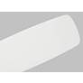 6_52" Colony Matte White Damp Rated Pull Chain Ceiling Fan more views