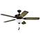 52" Colony Max Plus Aged Pewter LED Damp Rated Ceiling Fan