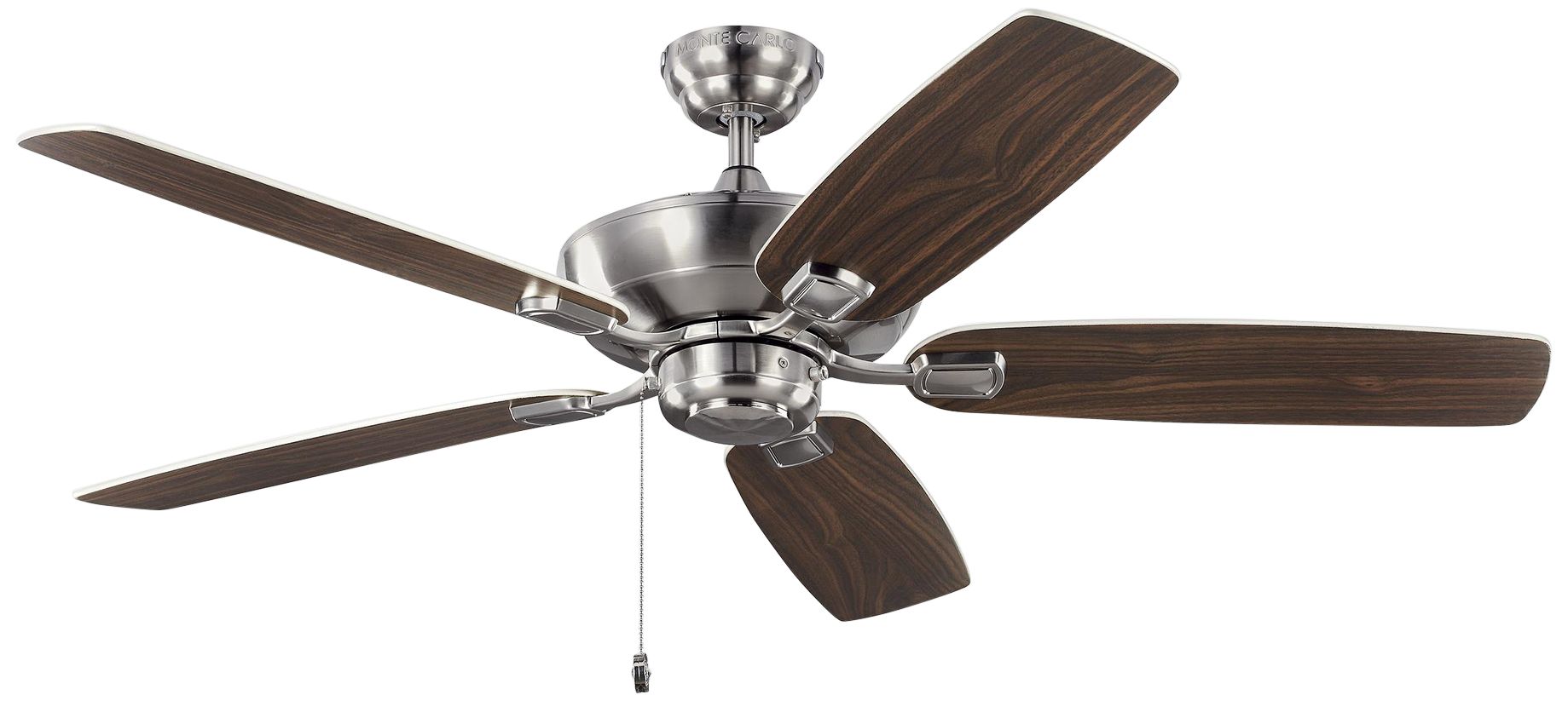 52" Colony Max Plus Brushed Steel Damp Rated Ceiling Fan
