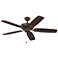 52" Colony Max Plus Roman Bronze Damp Rated Pull Chain Ceiling Fan