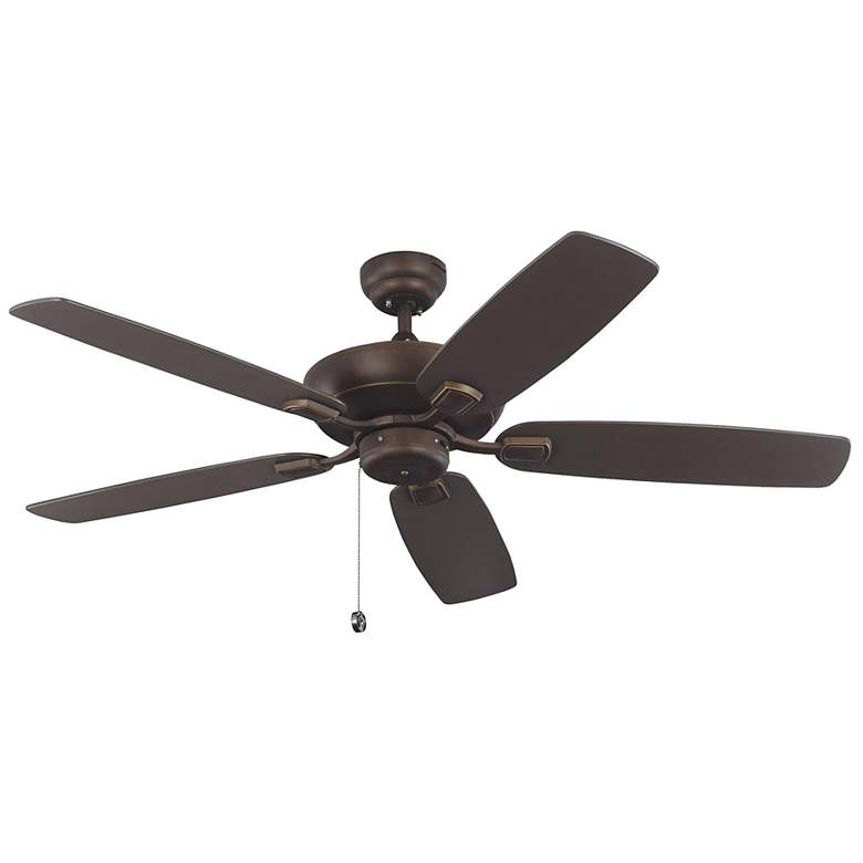Image 3 52" Colony Max Plus Roman Bronze Damp Rated Pull Chain Ceiling Fan more views