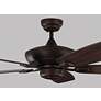 4_52" Colony Max Plus Roman Bronze Damp Rated Pull Chain Ceiling Fan more views