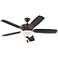 52" Colony Max Plus Roman Bronze LED Damp Rated Ceiling Fan