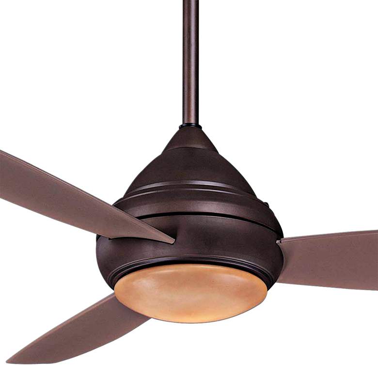 Image 3 52" Concept I Bronze Wet Rated LED Ceiling Fan with Wall Control more views