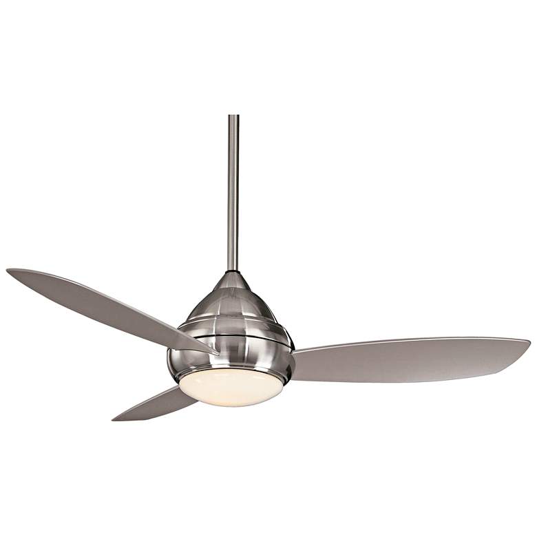 Image 2 52" Concept I Nickel Wet-Rated LED Ceiling Fan with Wall Control