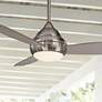 52" Concept I Nickel Wet-Rated LED Ceiling Fan with Wall Control