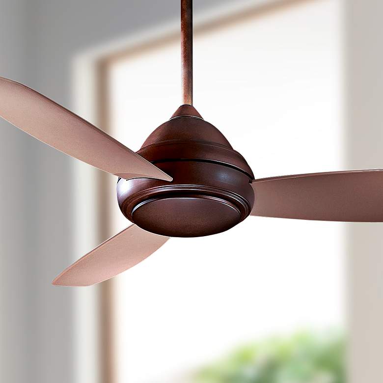 Image 1 52" Concept I Oil-Rubbed Bronze LED Ceiling Fan with Remote