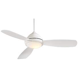 Image2 of 52" Concept I White LED Modern Ceiling Fan with Remote Control