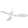 52" Concept I White LED Modern Ceiling Fan with Remote Control