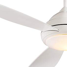 Image3 of 52" Concept I White LED Modern Ceiling Fan with Remote Control more views