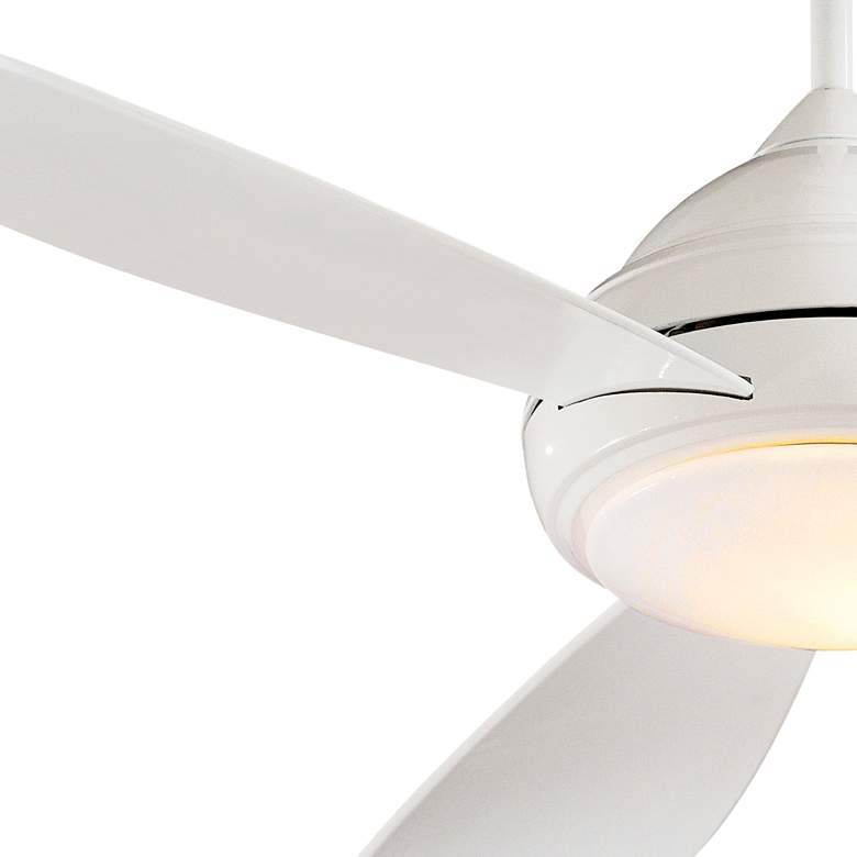 Image 3 52" Concept I White LED Modern Ceiling Fan with Remote Control more views