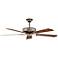 52" Concord California Home Oil-Brushed Bronze Ceiling Fan