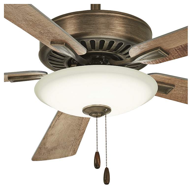 Image 3 52" Contractor Minka Aire Heirloom Bronze LED  Pull Chain Ceiling Fan more views