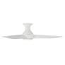 2_52" Corona Matte White 3500K LED Smart Hugger Ceiling Fan more views