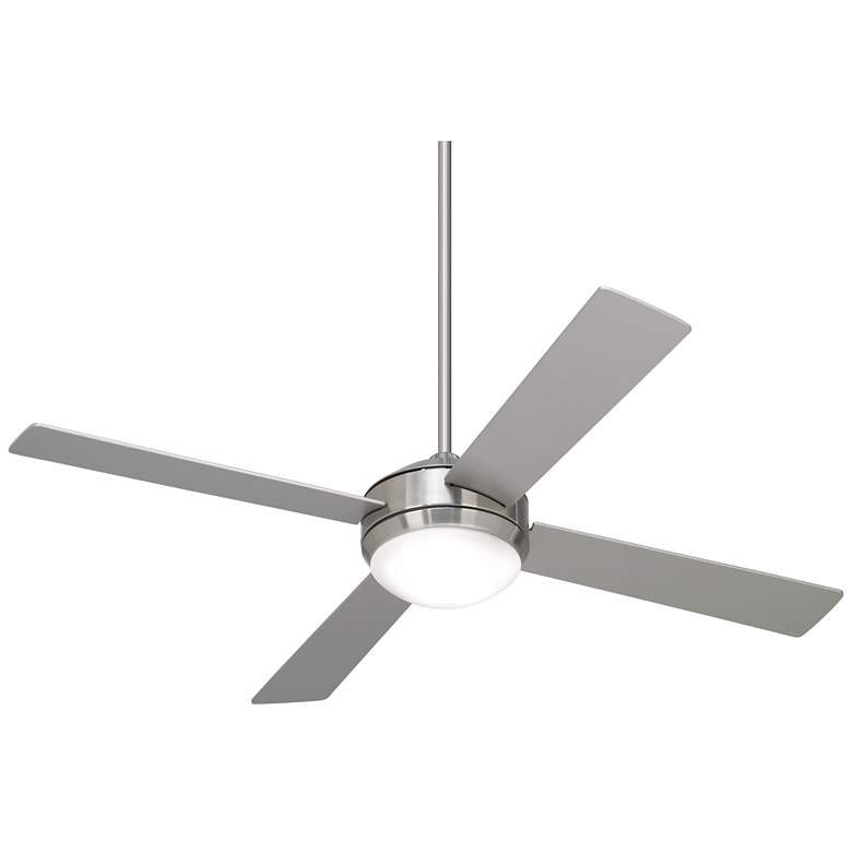 52&quot; Courier Casa Vieja Brushed Nickel LED Ceiling Fan with Remote