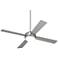 52" Courier Casa Vieja Brushed Nickel LED Ceiling Fan with Remote