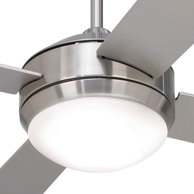 52&quot; Courier Casa Vieja Brushed Nickel LED Ceiling Fan with Remote more views