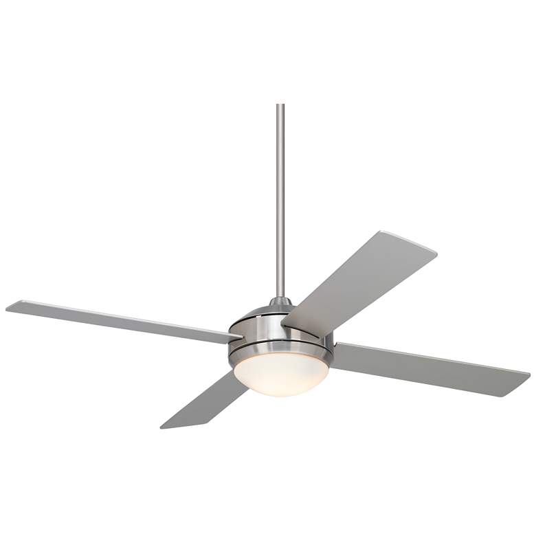 52&quot; Courier Casa Vieja Brushed Nickel LED Ceiling Fan with Remote more views