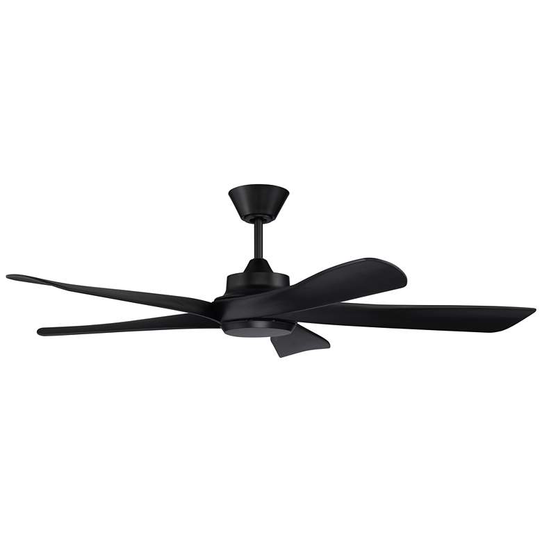 Image 1 52" Craftmade Captivate Flat Black Indoor Ceiling Fan with Remote